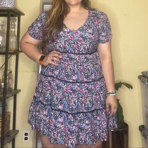 “Wild Fable” Floral Dress - L